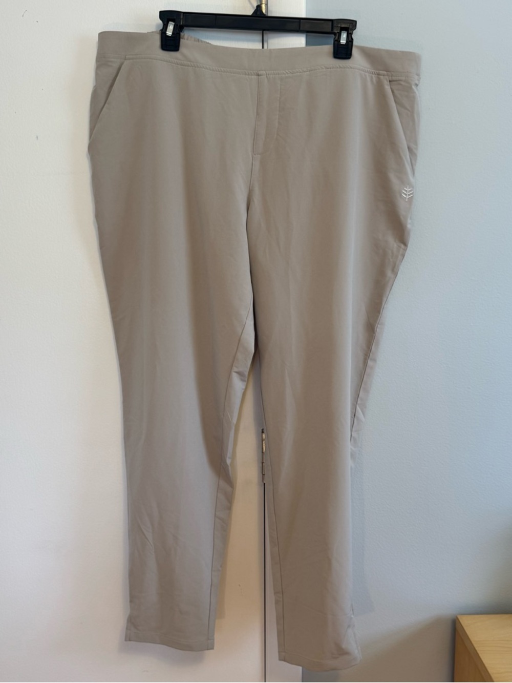 Women’s Coolibar sun protection pants- Taupe